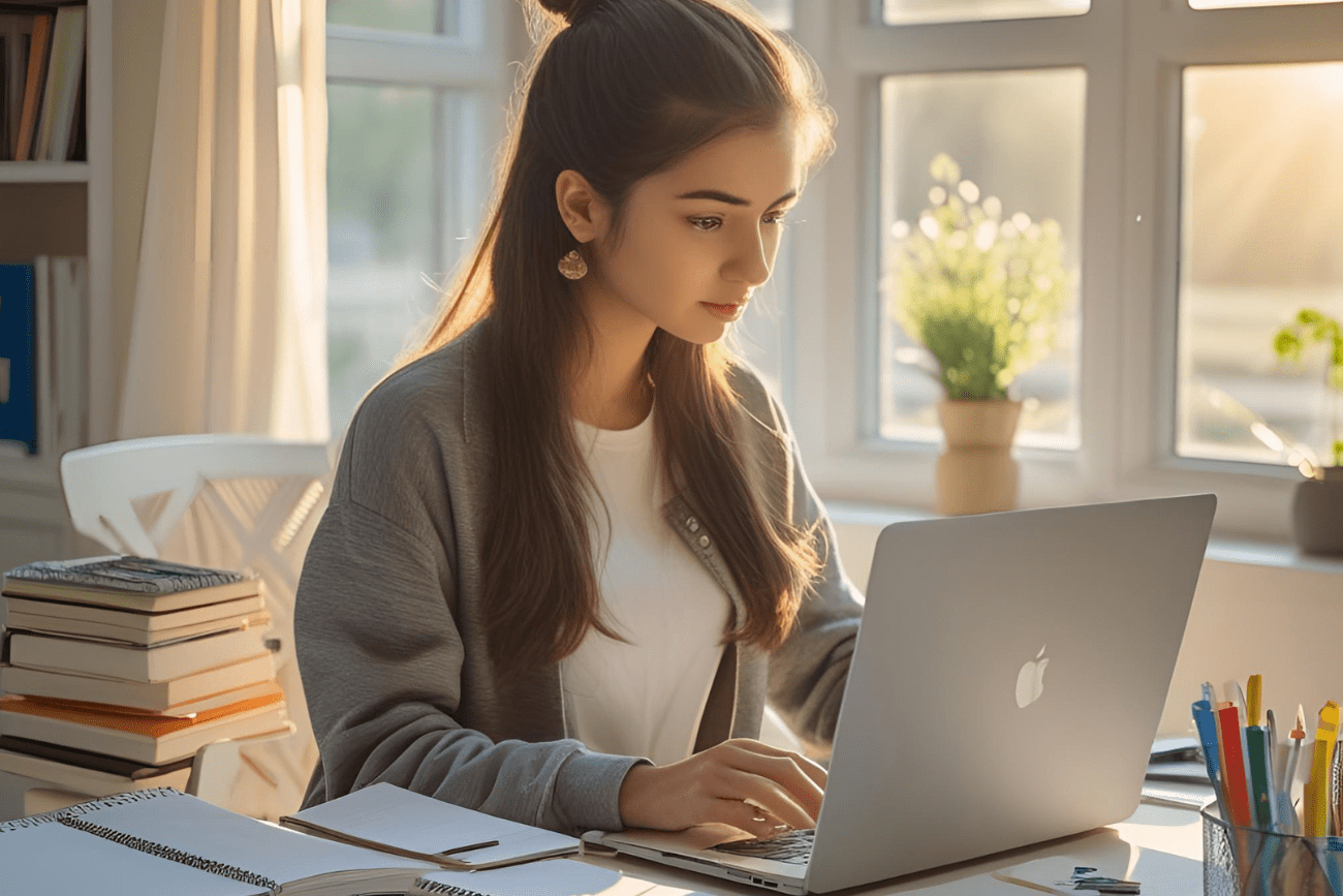 Teilnehmer bereitet sich mit Onlinekurs auf Ausbilderschein vor, um in die Meisterschule zu starten.